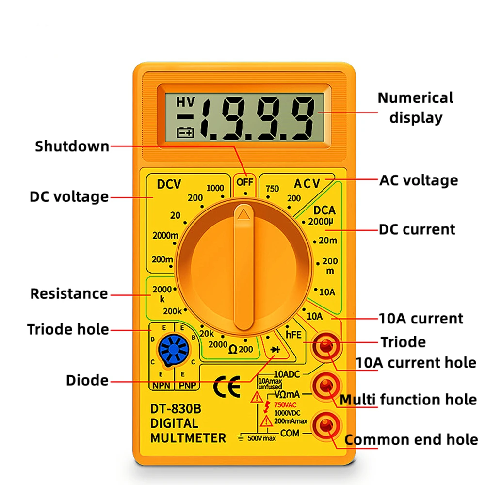 Digital Multimeter for Electrical Testing 2 Digital Multimeter for Electrical Testing - Image 2