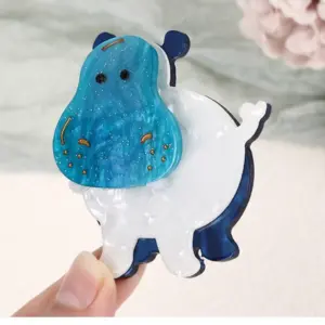Acrylic Hippopotamus Brooch 43mm 9 S29ef508307954e7a8925b367920b3774D