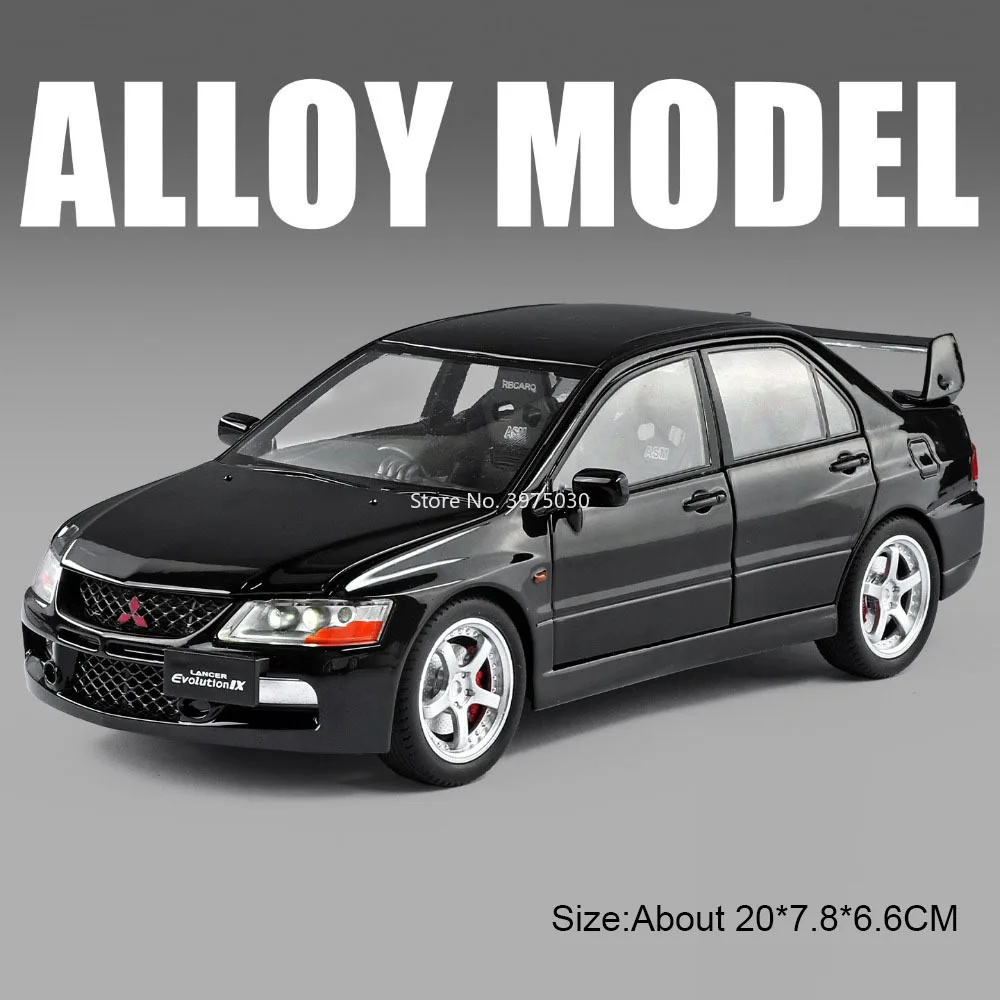 Mitsubishi EVO9 1:24 Scale Diecast Model 9 Mitsubishi EVO9 1:24 Scale Diecast Model - Image 9