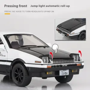 Toyota AE86 1:30 Scale Diecast Model Car 9 S29fea79924254815a5104ff73db44bddV