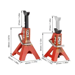 Vibrant Alloy RC Car Jack Stands Set for 1:10 Scale 11 S2a0dcd5ba0454407b79869a19238cf80N