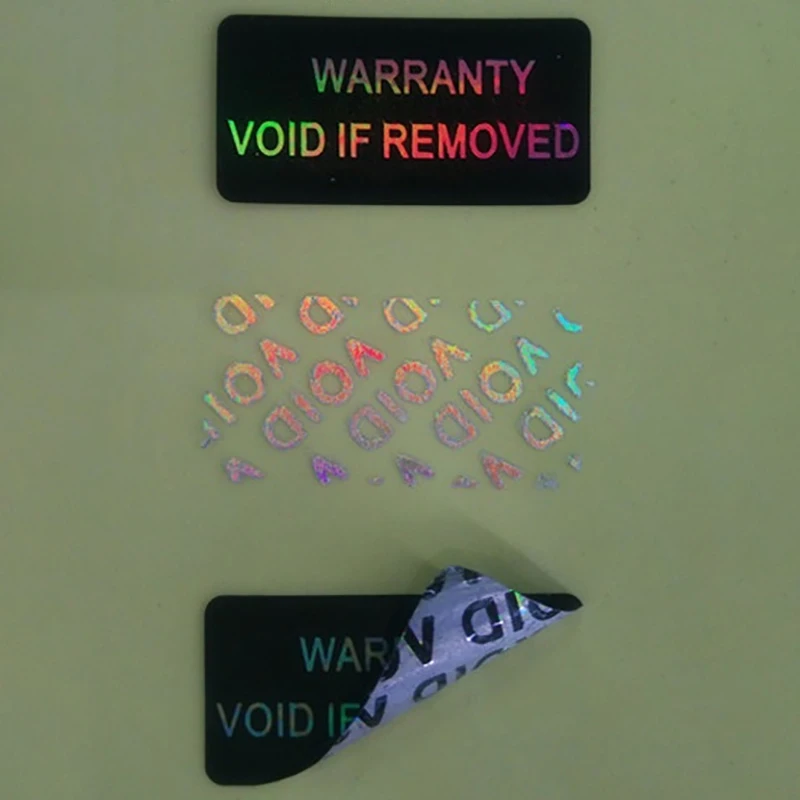 Holographic Security Sticker Pack, 100 pcs 3 Holographic Security Sticker Pack, 100 pcs - Image 3