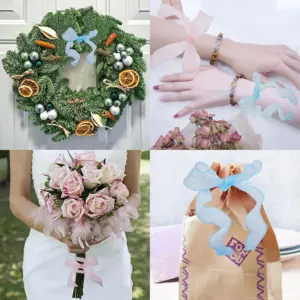 Pastel Silk Ribbon Crafting Set - 3 Rolls 14 S2a4d984d6c874394b6ebbfc4377b5633Z