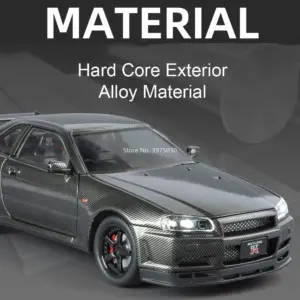 1:24 Nissan GTR-R34 Diecast Model 10 S2a82a387bc2f4fd6aec4dcd718110681U