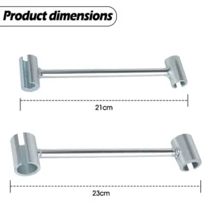 Steel Door Hinge Repair Wrench, Dual-Head, S & L 14 S2a90e8edb42141e4bcfb232f66e1afcci