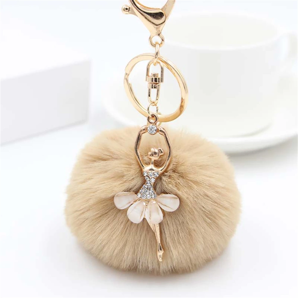 Rhinestone Ballerina Keychain for Women 10 Rhinestone Ballerina Keychain for Women - Image 10