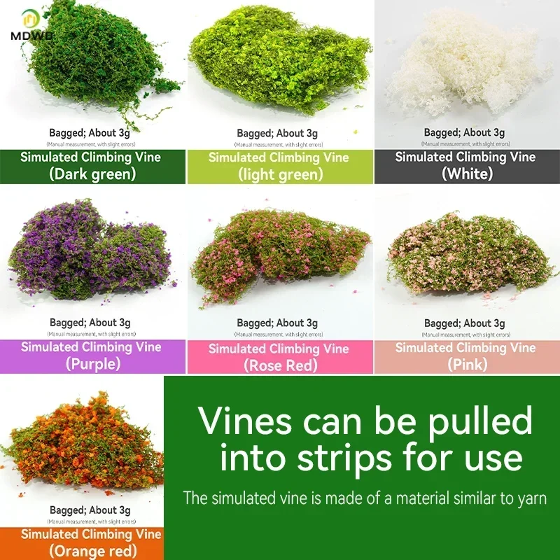 Miniature Cotton Thread Vine Foliage Model 3 Miniature Cotton Thread Vine Foliage Model - Image 3