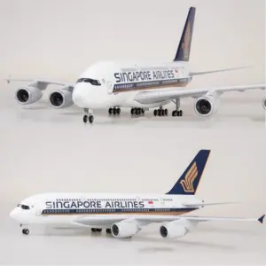 Airbus A380 Scale Model with LED Lighting 8 S2aed76626bbd4a09b3d2422760648e0fx