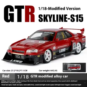 1:18 Scale Modified GTR Alloy Diecast Model 14 S2aefb159e01948868f08ed89df3d894bZ