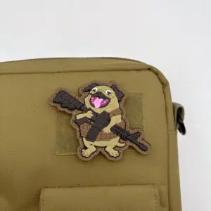 Creative Cartoon Pug PVC Patch 6.8cm x 8.5cm 8 S2b52b299226f4b1c88a790609d80fc77k