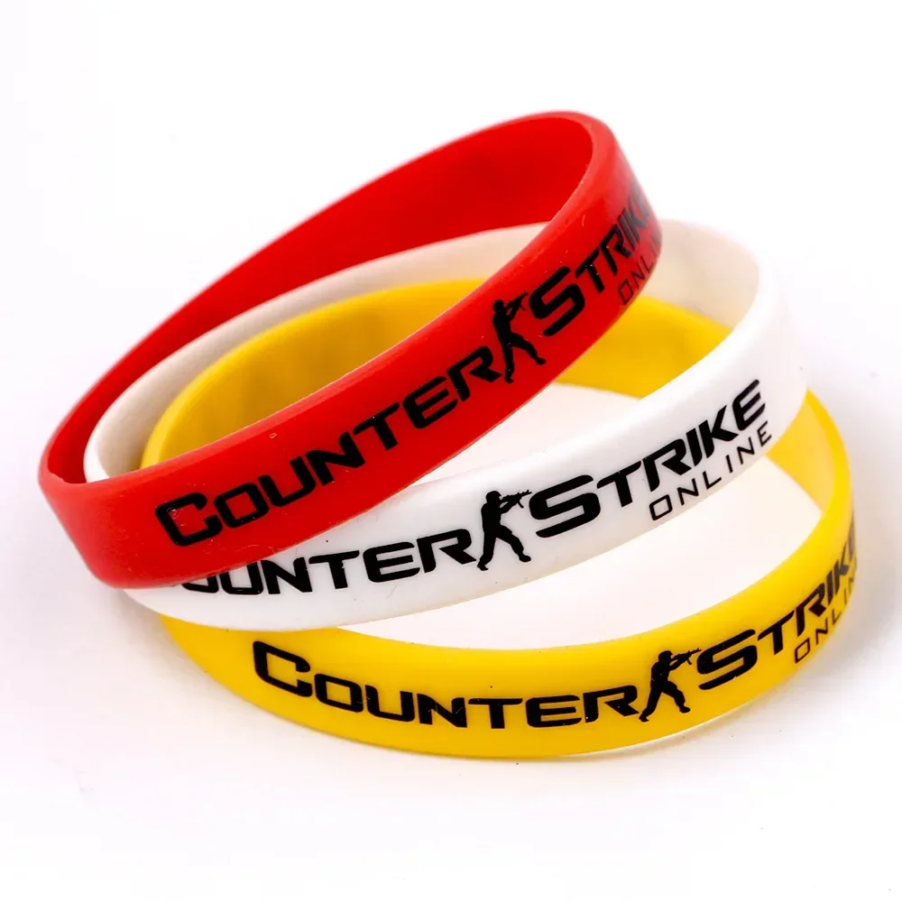 CS GO Silicone Wristband in Yellow 3 CS GO Silicone Wristband in Yellow - Image 3