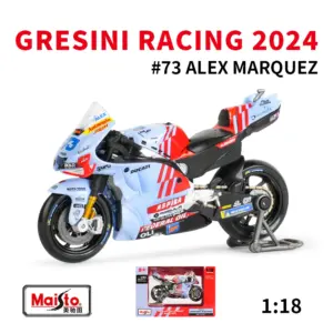 Maisto 1:18 Gresini Racing Motorcycle Model 13 S2b5c34822cb84d31ae1d73dd0182fc3b7