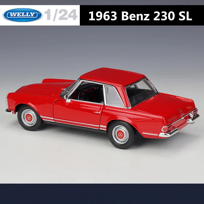 Mercedes-Benz 230SL 1:24 Diecast Model 6 Mercedes-Benz 230SL 1:24 Diecast Model - Image 6