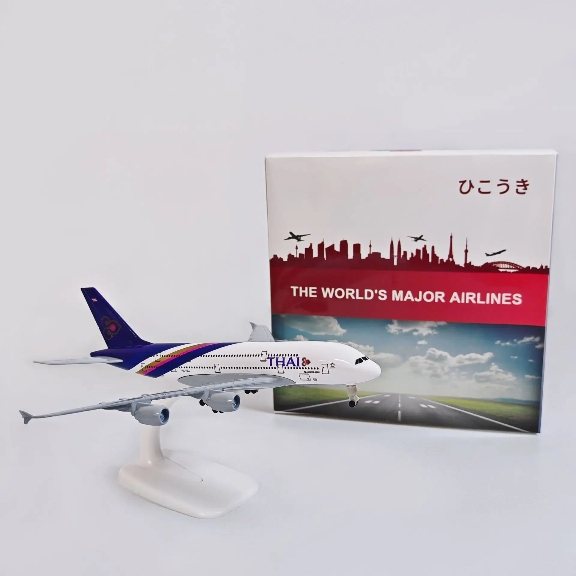 A380 Thai Airways Diecast Model, 1/300 Scale 3 A380 Thai Airways Diecast Model, 1/300 Scale - Image 3