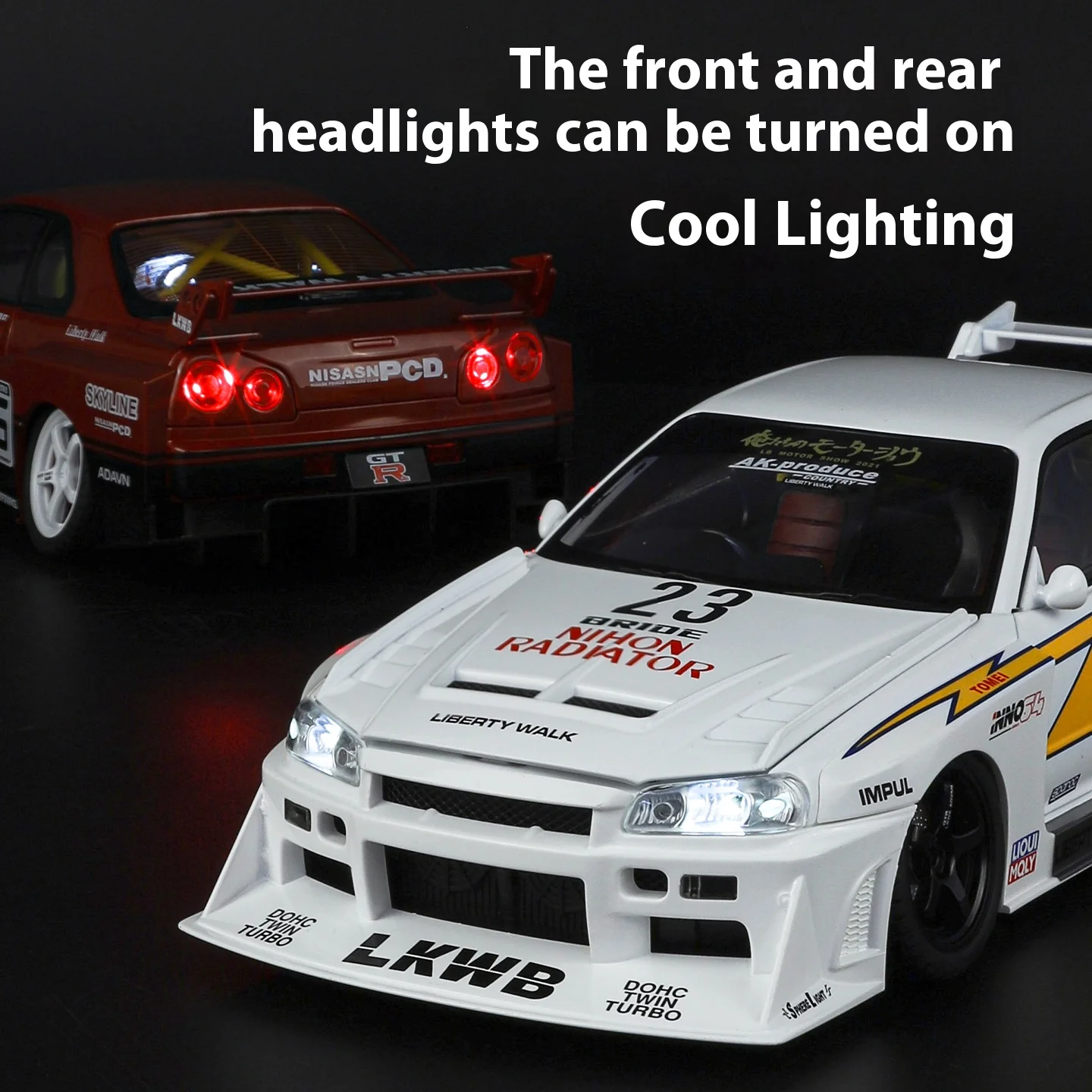 1:18 Scale Modified GTR Alloy Diecast Model 4 1:18 Scale Modified GTR Alloy Diecast Model - Image 4