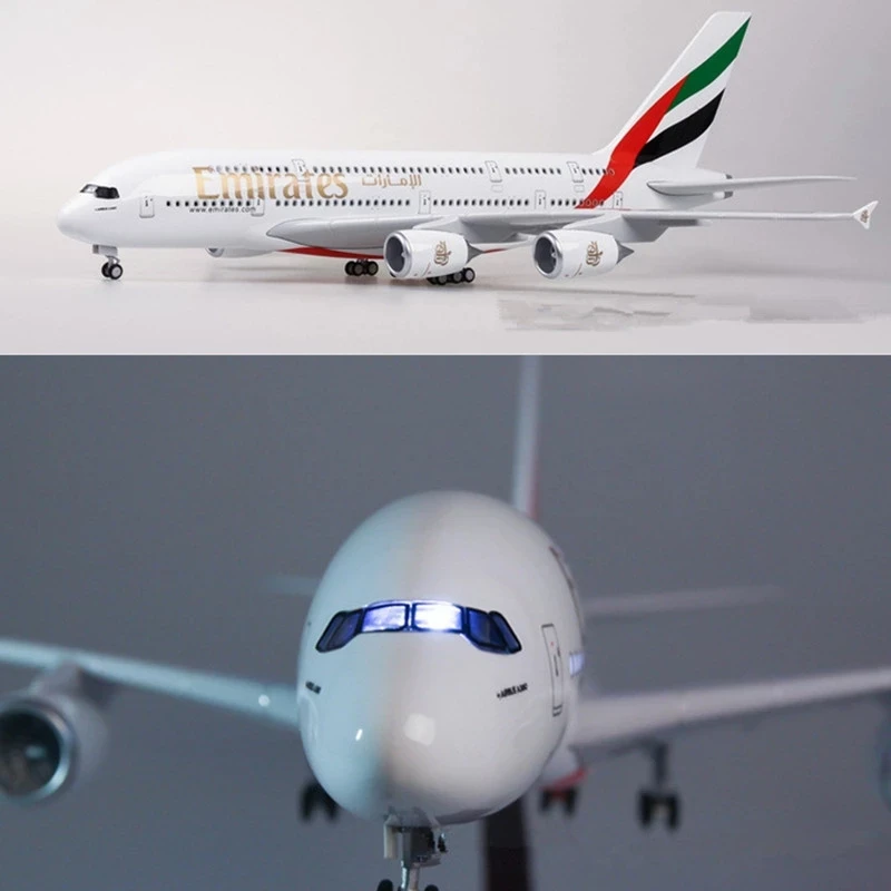 1/160 Emirates Airbus A380 Model with LED Option 4 1/160 Emirates Airbus A380 Model with LED Option - Image 4