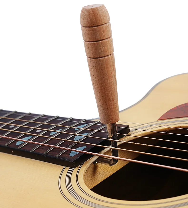 4mm Stainless Steel Guitar Wrench with Wooden Handle 2 4mm Stainless Steel Guitar Wrench with Wooden Handle - Image 2