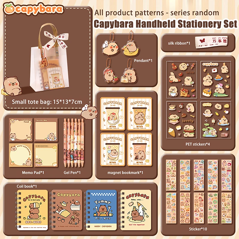 Kawaii Capybara Stationery Set for All Ages 10 Kawaii Capybara Stationery Set for All Ages - Image 10