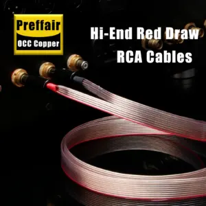 High-Quality OCC Flat RCA Signal Cable 14mm 9 S2c2a6ec98326464b8e4ce1e7446bde63z