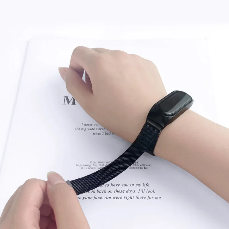 Stainless Steel Milanese Loop for Xiaomi Mi Band 6 Stainless Steel Milanese Loop for Xiaomi Mi Band - Image 6