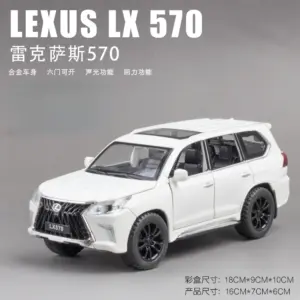 Dark Blue Lexus LX 570 Diecast Model 1:32 Scale 18 S2c475168fe00459e9beff2d90b595d84O