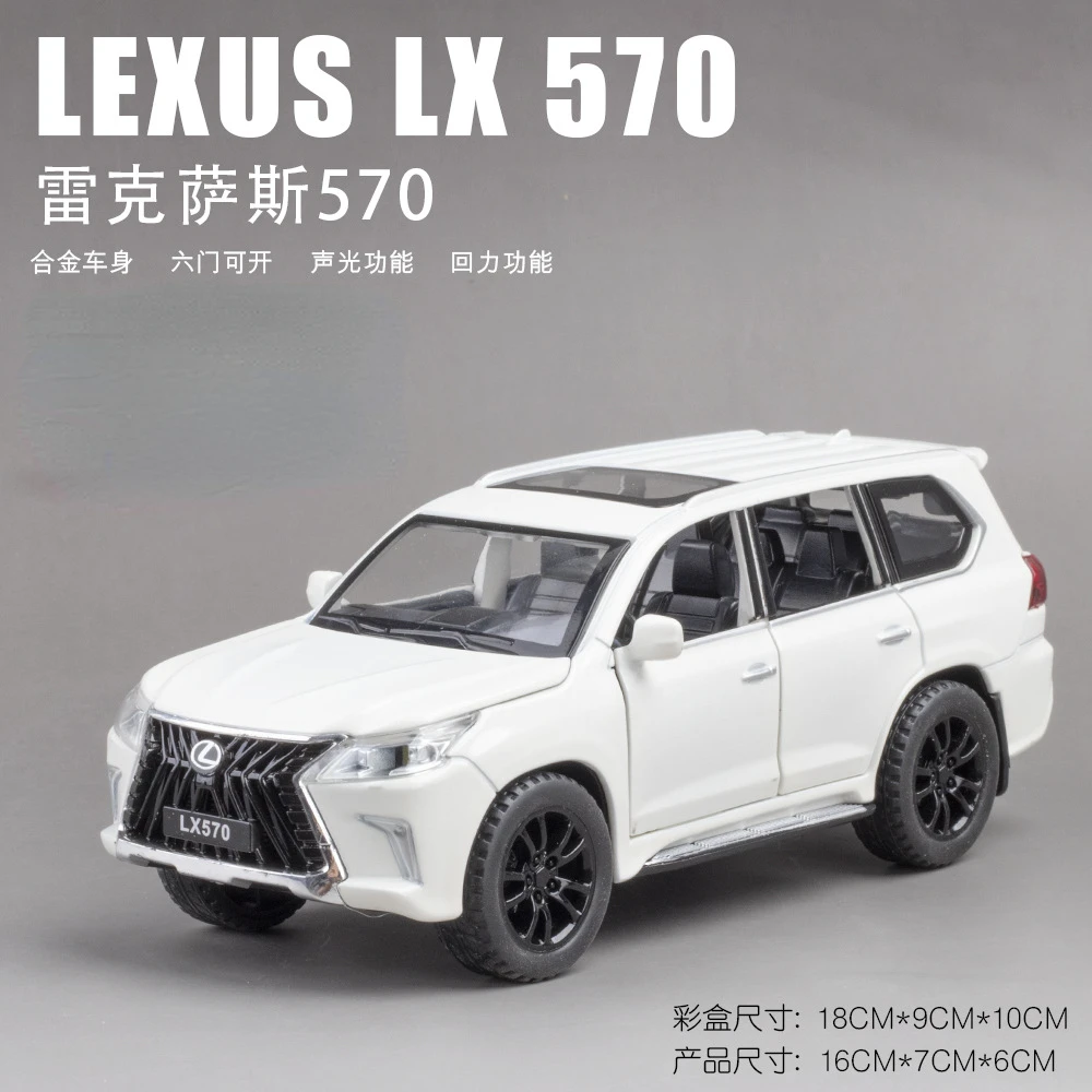 Dark Blue Lexus LX 570 Diecast Model 1:32 Scale 9 Dark Blue Lexus LX 570 Diecast Model 1:32 Scale - Image 9