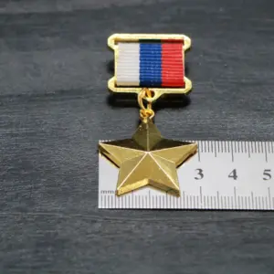 Soviet-Inspired Patriotic Medal 6x3cm 12 S2c52aae4b893497ca604ef1afabf2e2aH