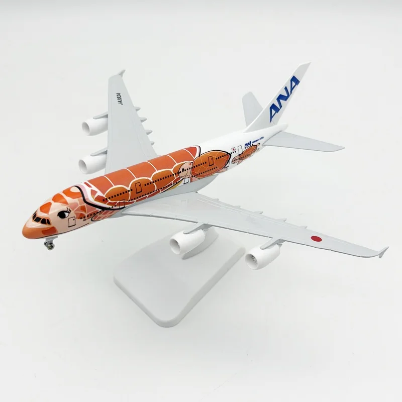 20cm Airbus A380 Model with Sea Turtles 2 20cm Airbus A380 Model with Sea Turtles - Image 2