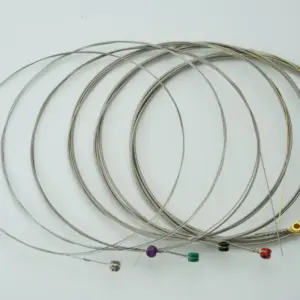 Premium Braided Carbon Steel Electric Guitar Strings Set 6 S2c688d4bdc10457983ce48c51a04d77dW