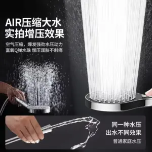 High-Pressure 130mm Shower Head with 3 Spray Modes 13 S2c74c96b2b42472bbea8470599588c40h