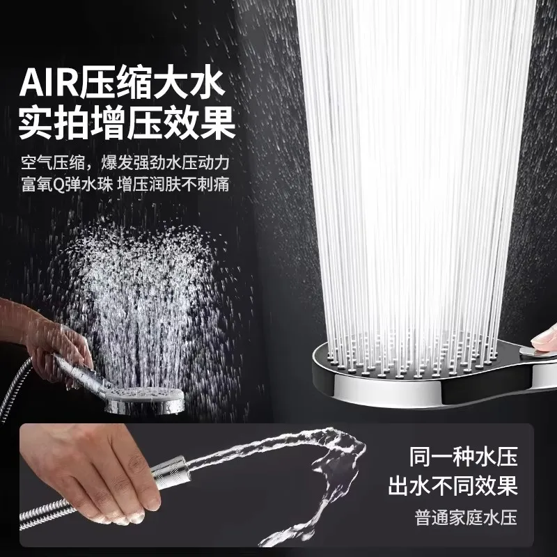 High-Pressure 130mm Shower Head with 3 Spray Modes 4 High-Pressure 130mm Shower Head with 3 Spray Modes - Image 4