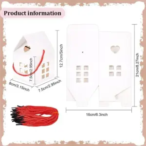 Kraft Paper House Gift Boxes Set of 12 or 24 10 S2c774410b0d941b7b390d346f7e1975eE