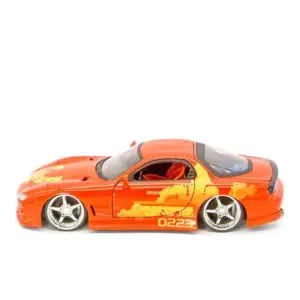 Vibrant Orange Mazda RX7 Diecast Model 1:24 8 S2c933a0f77574f368a50f6ef950e0857d