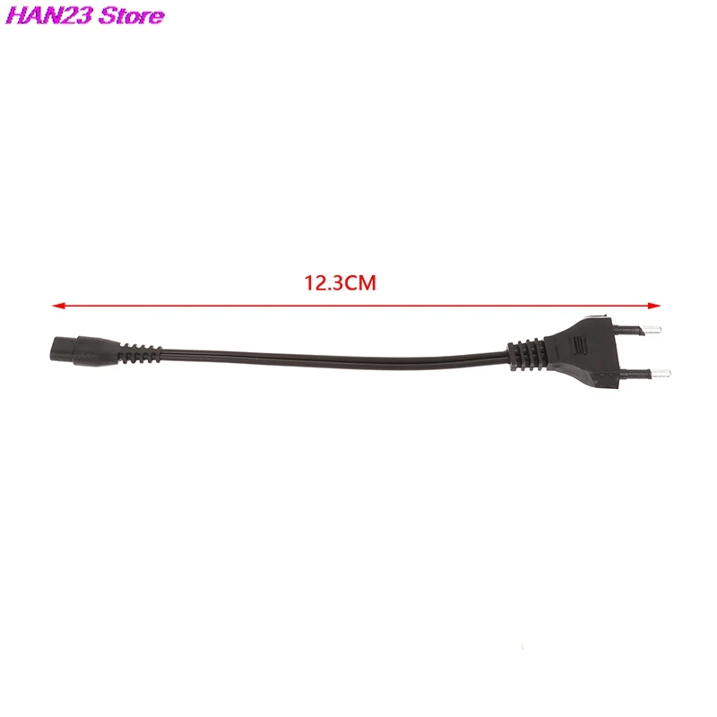 European Power Cord 12.3cm Dual-Hole Black 6 European Power Cord 12.3cm Dual-Hole Black - Image 6