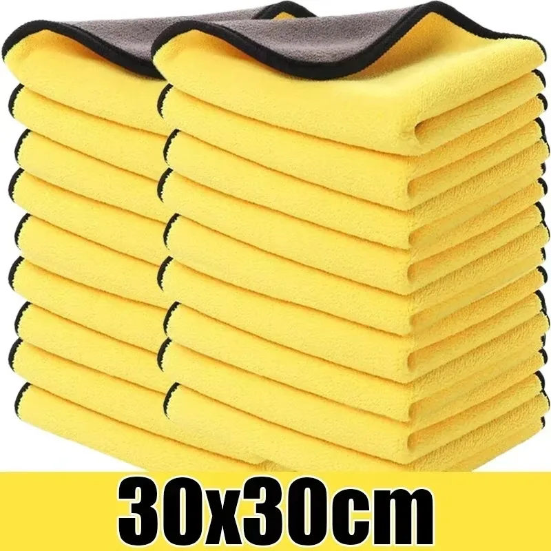 Bright Yellow Microfiber Cleaning Cloths Set 9 Bright Yellow Microfiber Cleaning Cloths Set - Image 9