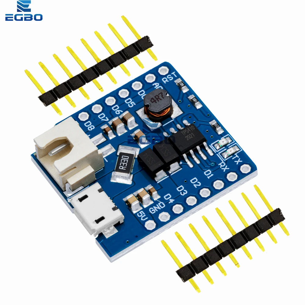 Blue Battery Shield for WEMOS D1 Mini 6 Blue Battery Shield for WEMOS D1 Mini - Image 6