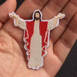 Jesus Patch Set - 5 Embroidered Patches