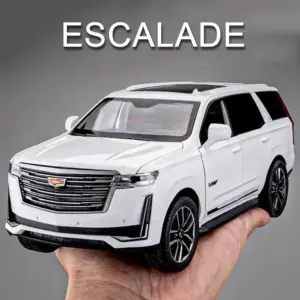 White Cadillac Escalade Diecast Model 1:24 Scale 12 S2d2e98feb483474cbd387c567031471f3