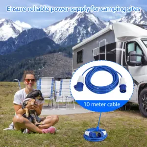 Bright Blue 10m Outdoor Camping Extension Cord 8 S2d472824b8764782bc79374da8e68af09