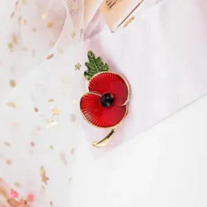 Vibrant Red Poppy Brooch for Women & Men 8 S2d4a8804d9f141e8a5d4a1976a9e05883