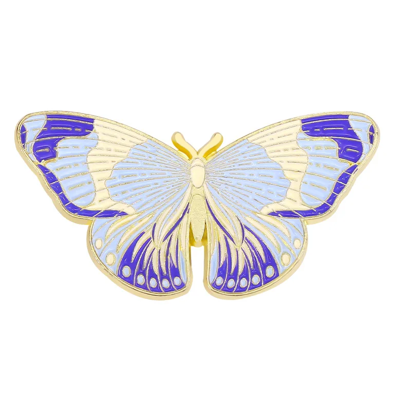 Fairy Butterfly Enamel Brooch with Moon Moth 6 Fairy Butterfly Enamel Brooch with Moon Moth - Image 6