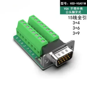 VGA Solderless Connector with 15-Pin Configuration 17 S2d4d412cd7214e50bceeed44e739ec15N