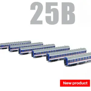 N-Scale 1/160 Passenger Train Set with Lights