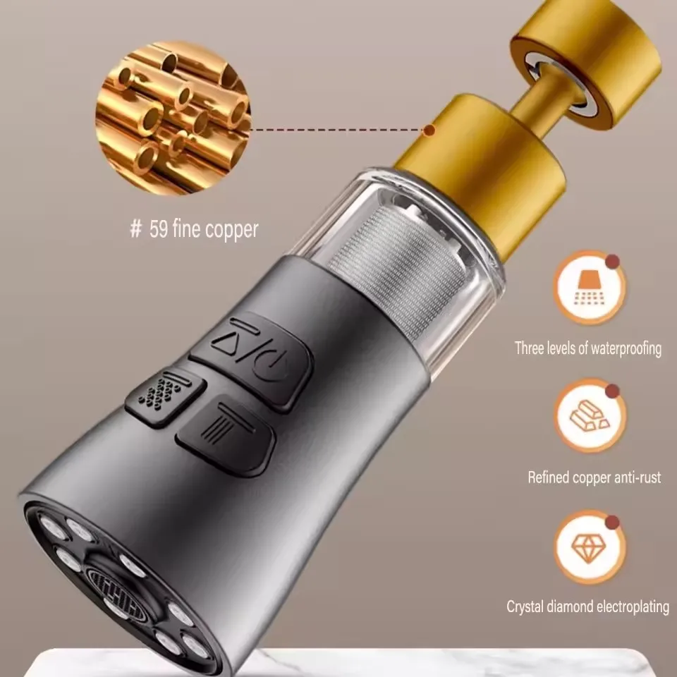 Universal Kitchen Faucet Extender with 360° Rotation 5 Universal Kitchen Faucet Extender with 360° Rotation - Image 5