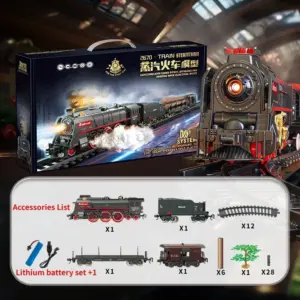 Vintage Steam Train Model Set for Collectors 19 S2df0a04cb6b44fda935ef8c7b3f68d32C