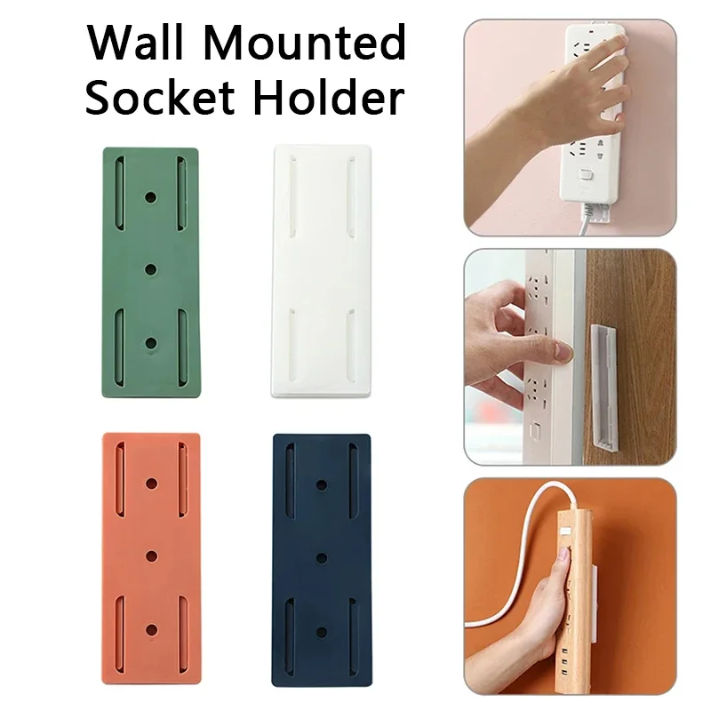 Slim Wall-Mounted Power Strip Organizer 2 Slim Wall-Mounted Power Strip Organizer - Image 2