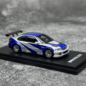Blue BMW M3 GTR E46 Diecast Model Car 1:64 9 S2df4e22bb5b243388732033f097b36e2O