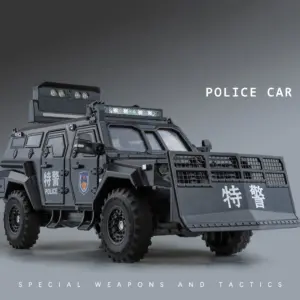 black armored tactical diecast model 1:24 scale 13 S2df5e2f8d1bc422e95b519151529b41ay
