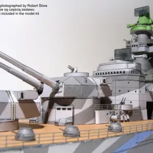 H-39 Battleship Paper Model 1/400 Scale 8 S2e4c8b587d1c45d082ae5ebd9096767cp