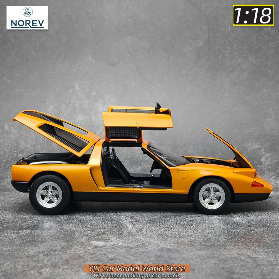 Mercedes-Benz C111/II 1/18 Diecast Model Yellow 3 Mercedes-Benz C111/II 1/18 Diecast Model Yellow - Image 3